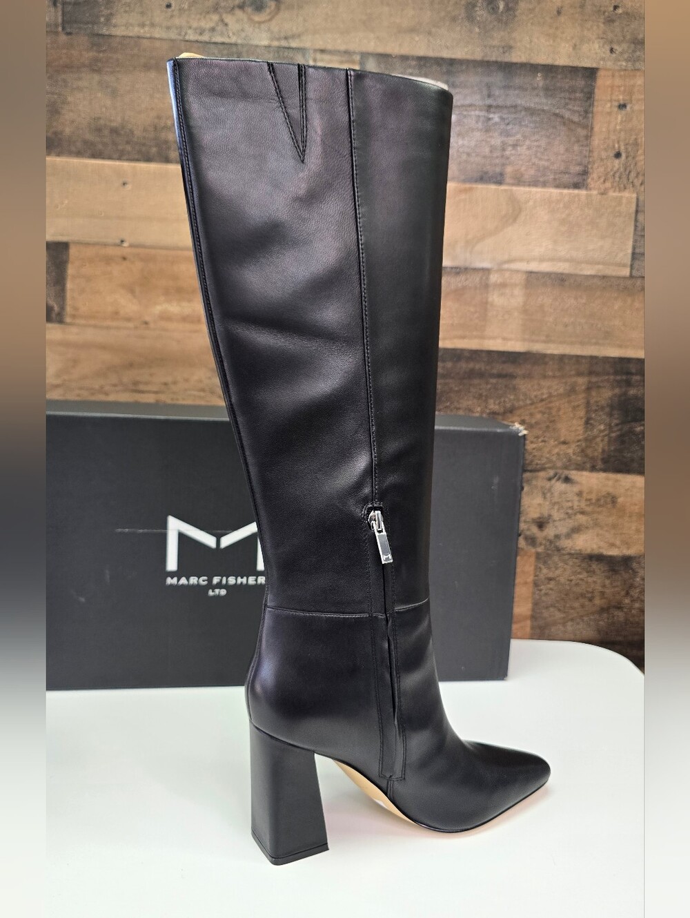 Marc Fisher LTDWomen's Lannie Tall Block Heel Boots - Picture 7 of 15